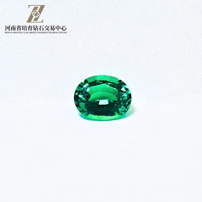 2,207 Carat Lab-Loodud Colombia-Color Emerald Cabochon